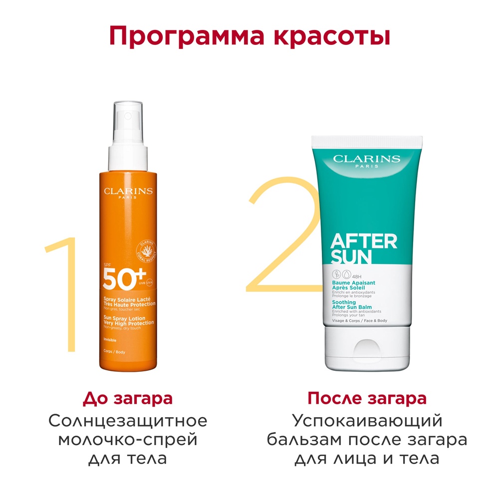 Молочко-спрей для тела солнцезащитное Solaire Corps SPF50+ 