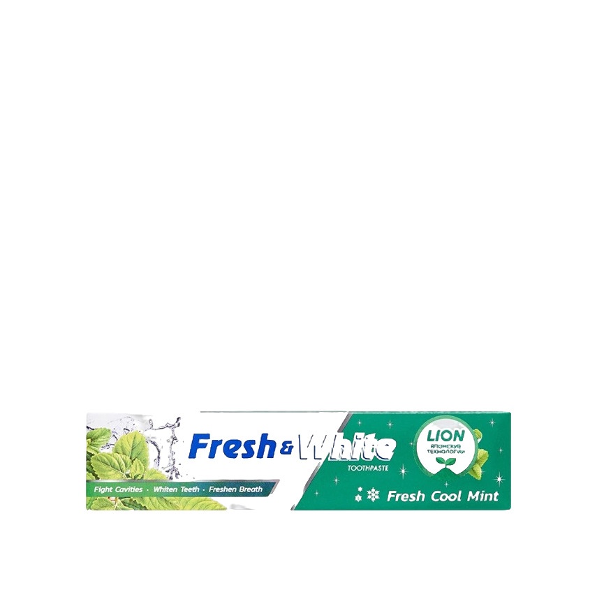 Паста зубная для защиты от кариеса прохладная мята Thailand Fresh & White  купить в VISAGEHALL