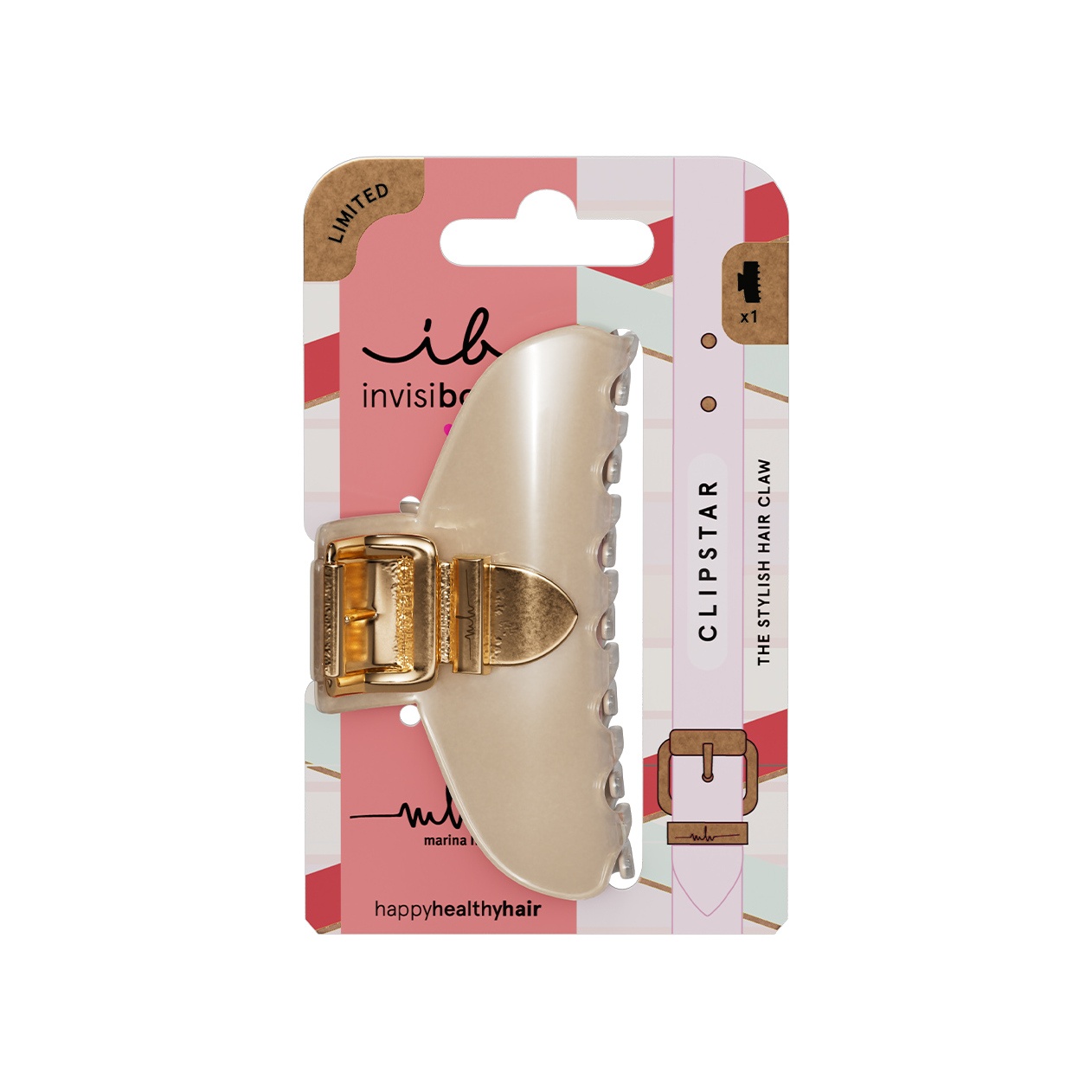 Заколка-крабик Golden Clasp купить в VISAGEHALL