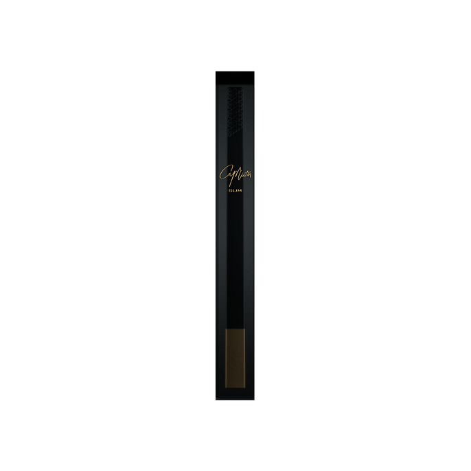 Зубная щетка мягкой жесткости Slim Black and Gold  купить в VISAGEHALL