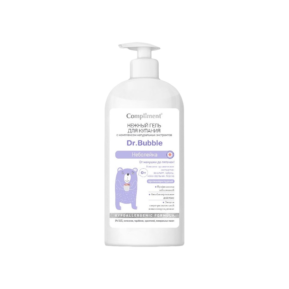 Гель нежный для купания Неболейка Dr.Bubble