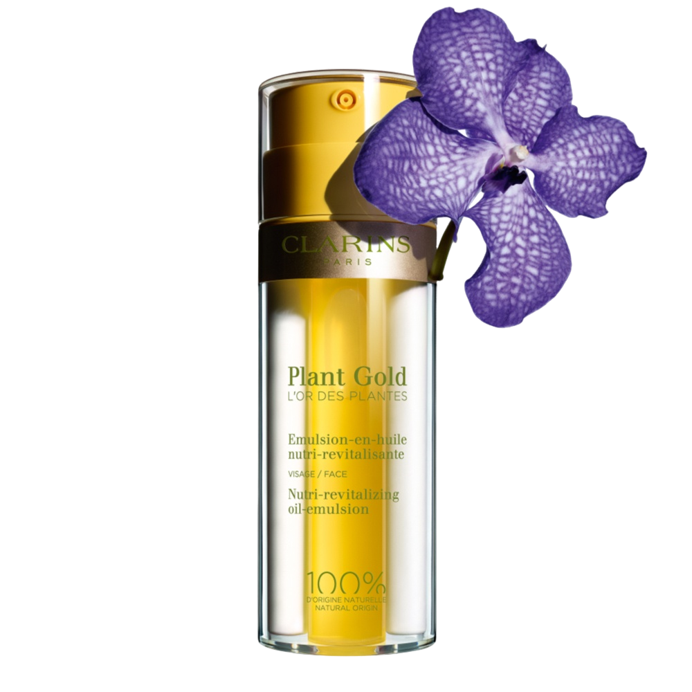 Эмульсия для лица питательная с маслом голубой орхидеи L'or des Plantes Plant Gold  купить в VISAGEHALL