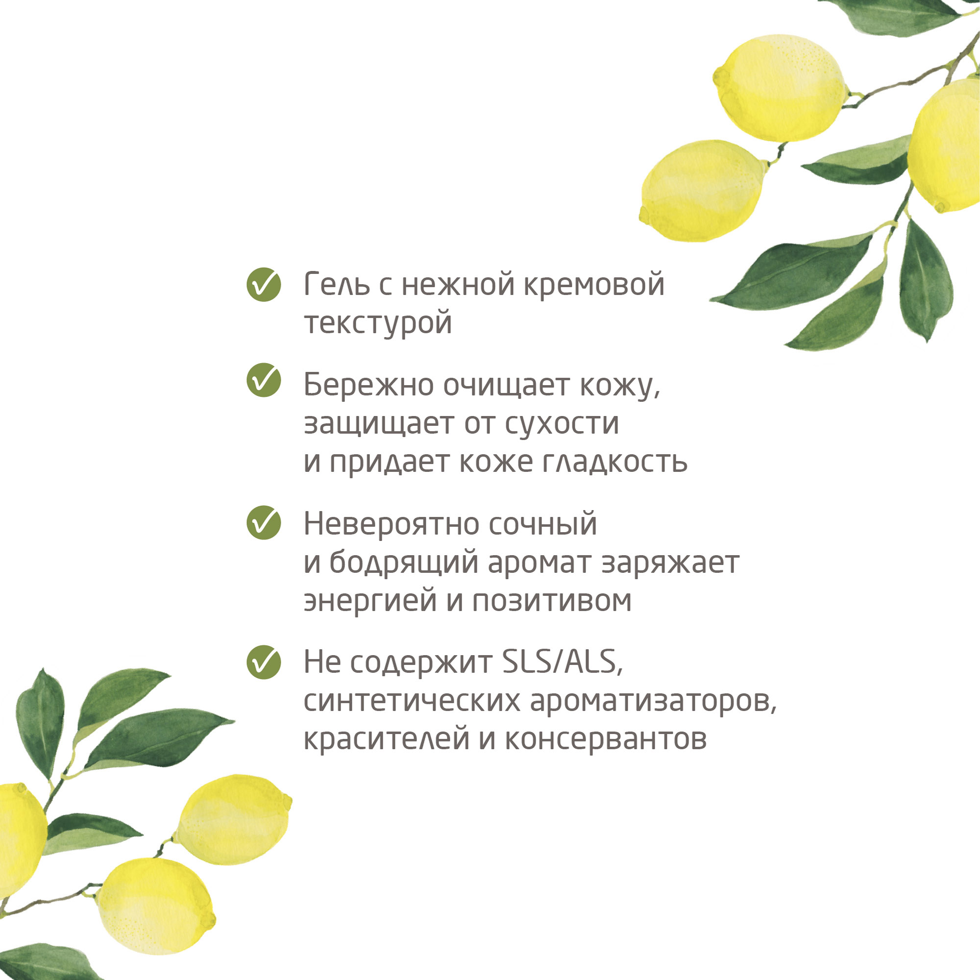 Гель для душа цитрусовый освежающий  купить в VISAGEHALL
