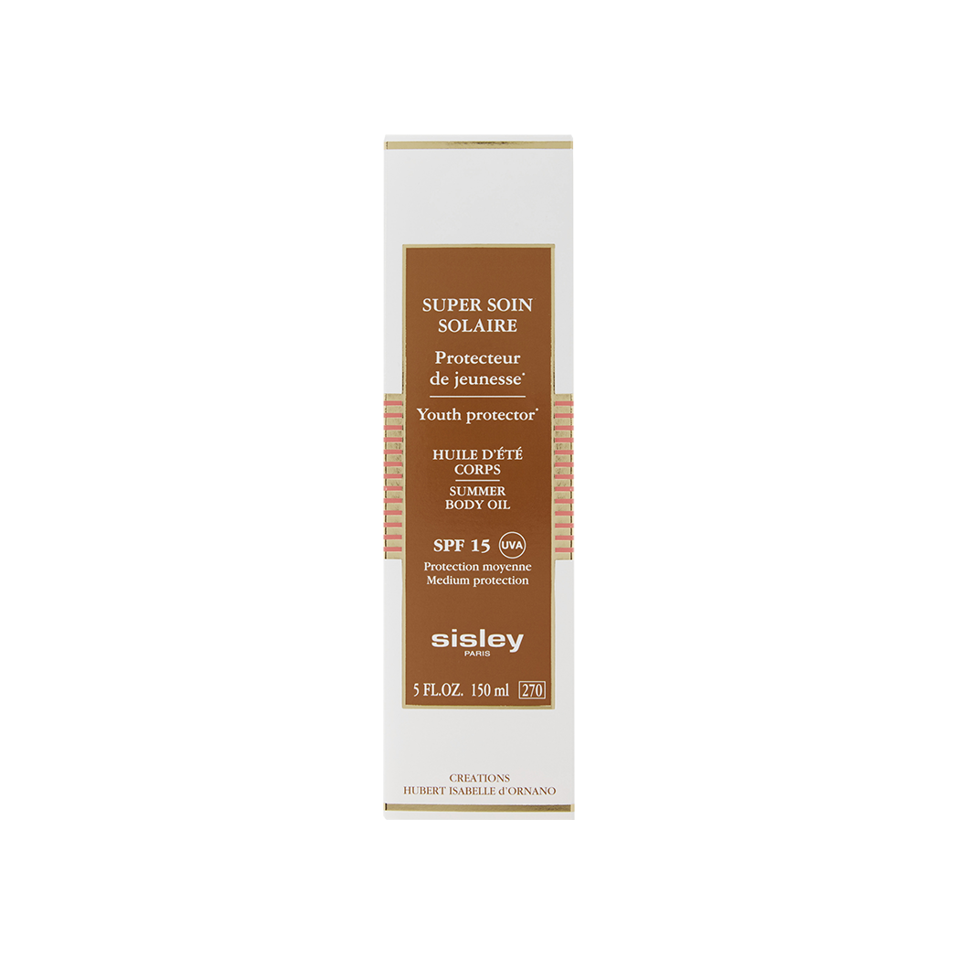 Super Soin Solaire Summer Body Oil SPF 15 Масло солнцезащитное для тела SPF15 купить в VISAGEHALL