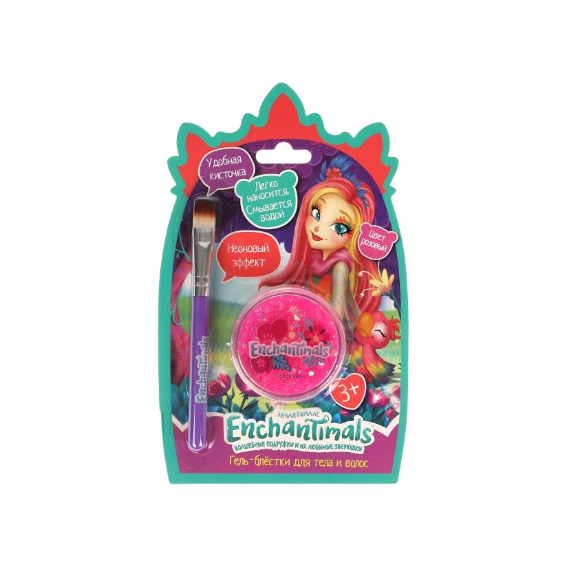 Набор для девочек Enchantimals: Глитер + Кисточка купить в VISAGEHALL