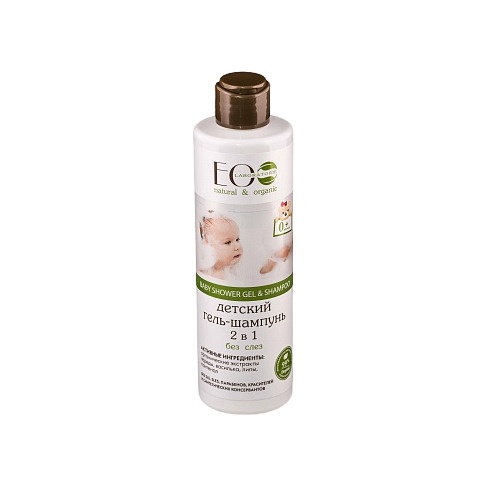 Гель-шампунь детский 0+ 2в1 Без слез Baby  купить в VISAGEHALL