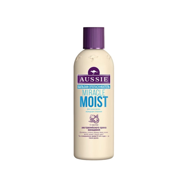 Бальзам-ополаскиватель для сухих поврежденных волос Miracle Moist 90мл купить в VISAGEHALL