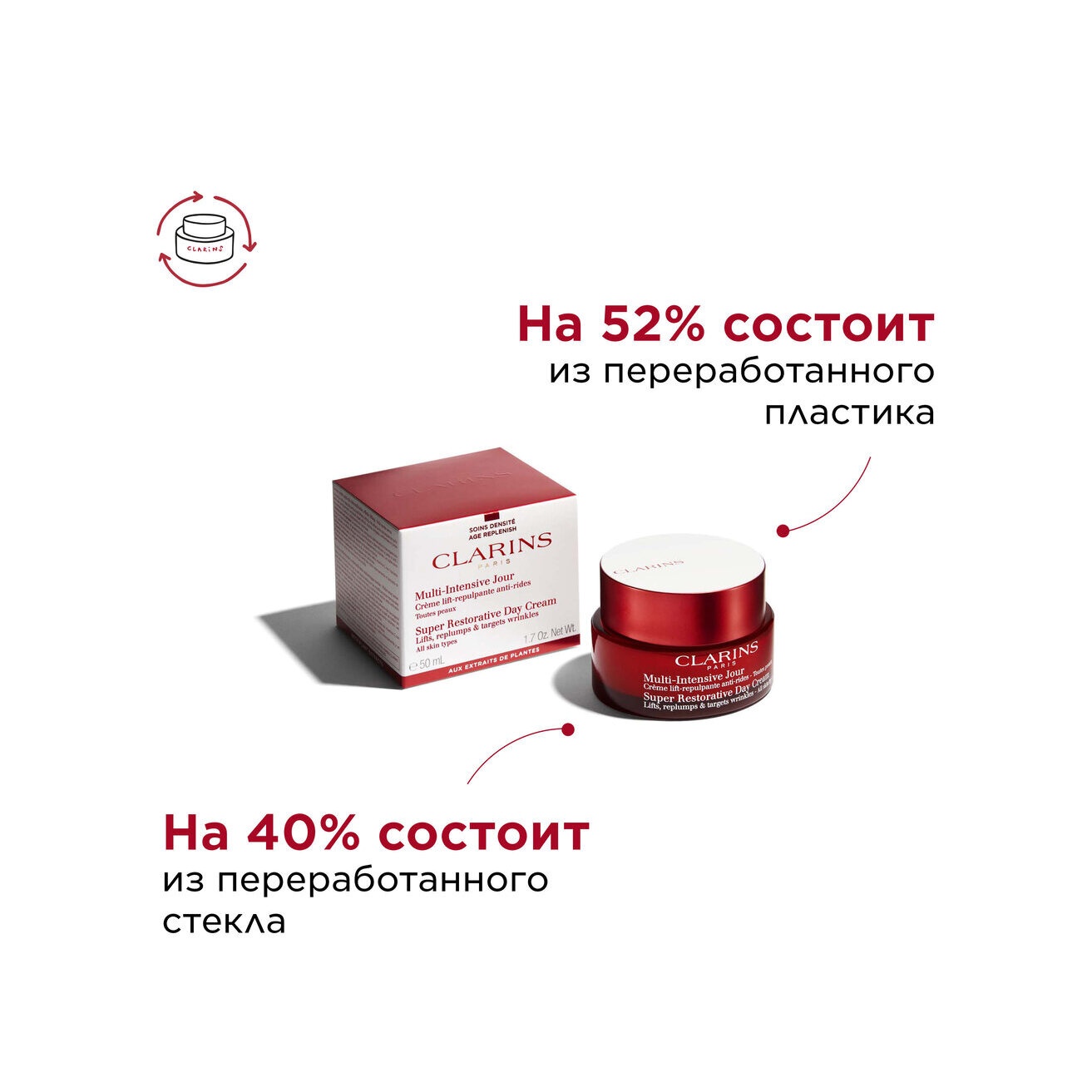 Крем дневной восстанавливающий с эффектом лифтинга для любого типа кожи Multi-Intensive купить в VISAGEHALL