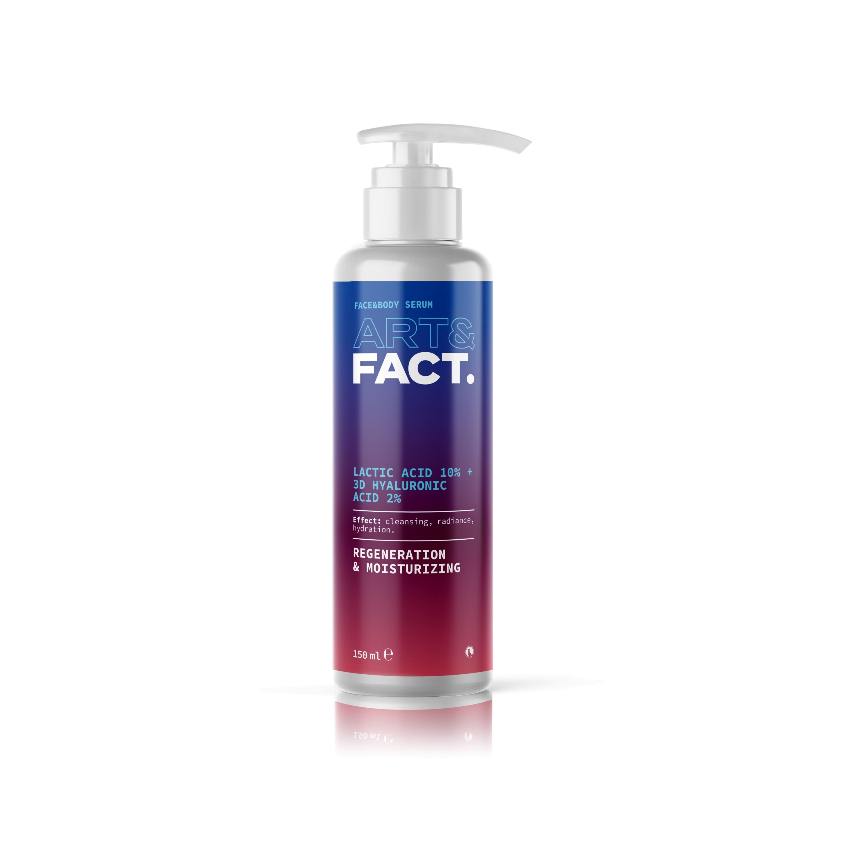 Сыворотка-пилинг для лица и тела Lactic Acid 10% + 3D Hyaluronic Acid 2% купить в VISAGEHALL