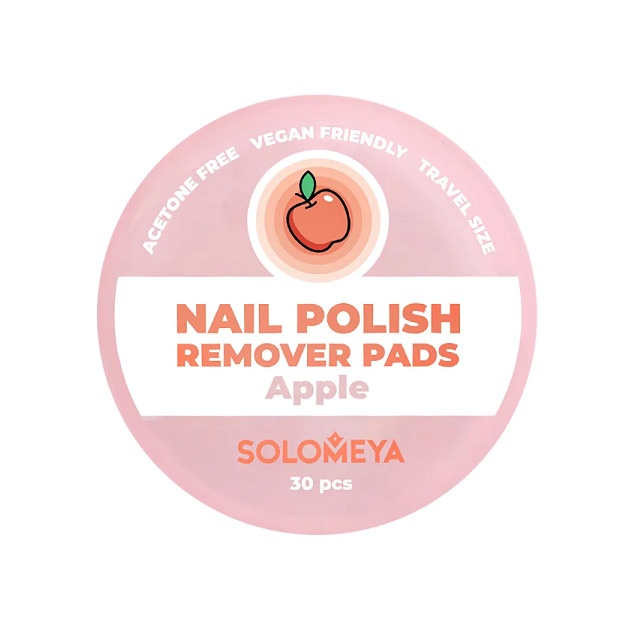 Салфетки для снятия лака без ацетона с ароматом Яблока