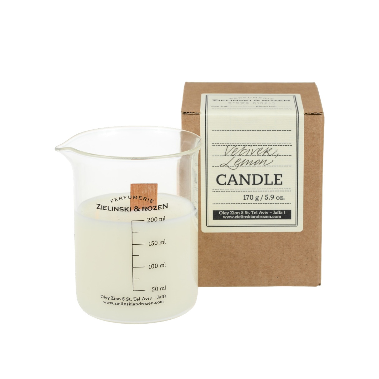 Свеча и спички Ветивер, Лимон new купить в VISAGEHALL