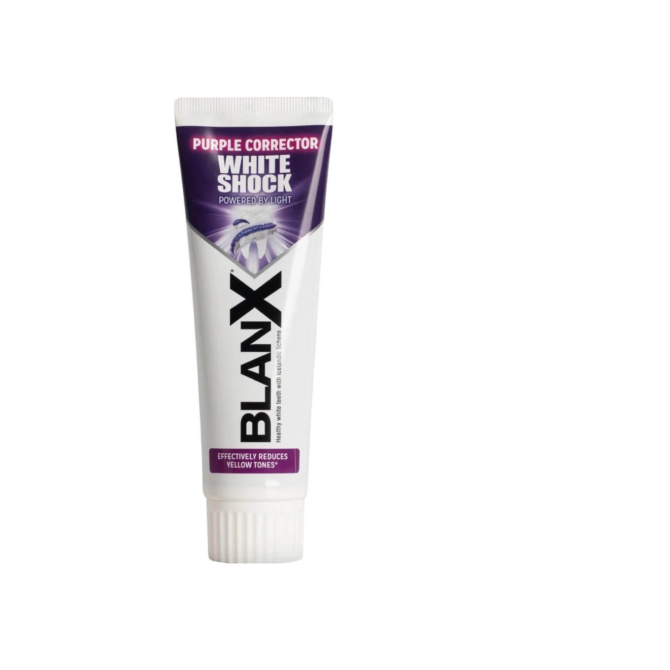 Зубная паста отбеливающая White Shock Purple Corrector купить в VISAGEHALL