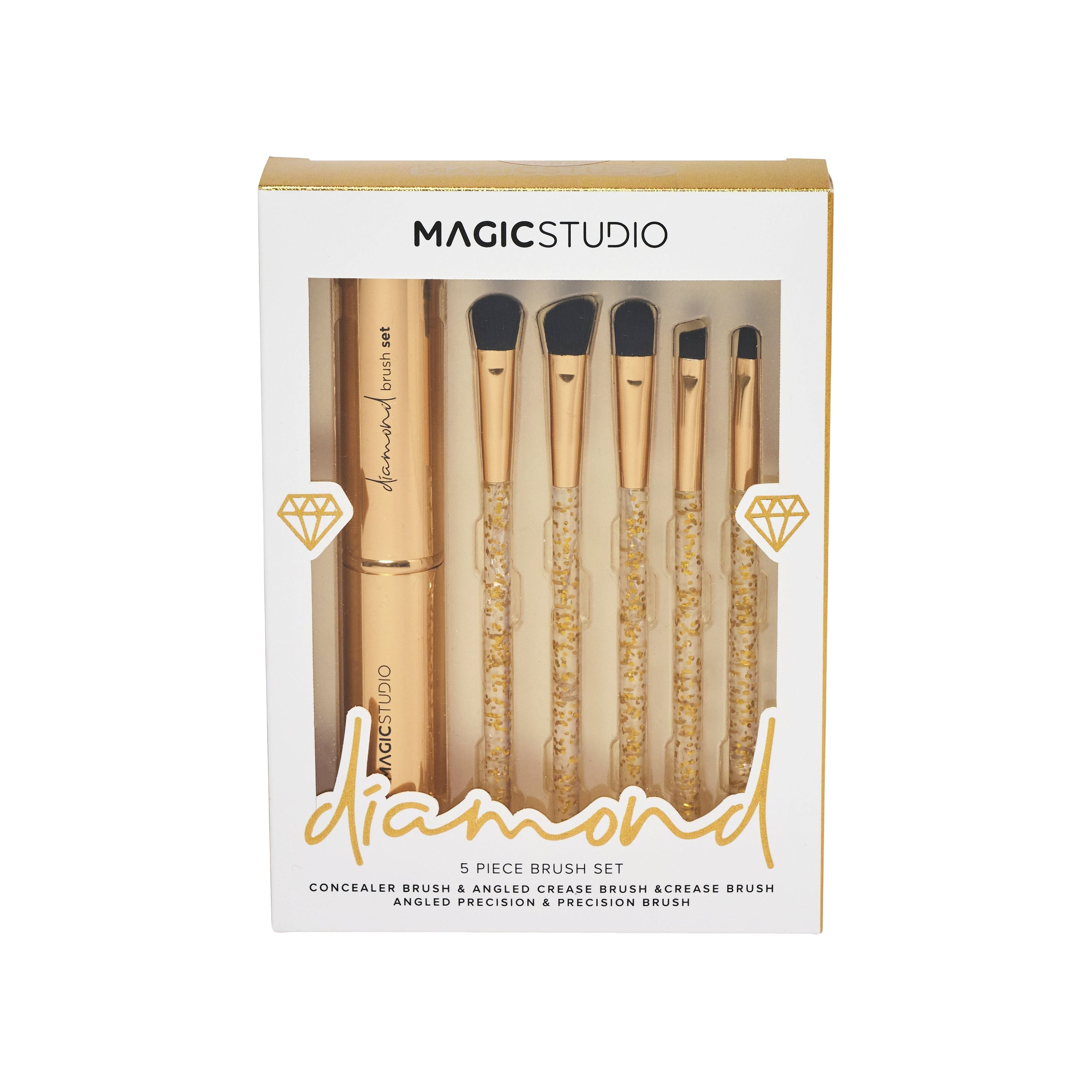 Набор кистей для макияжа Diamond 5 Piece Brush Set купить в VISAGEHALL
