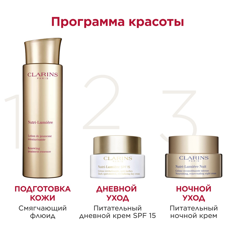 Крем дневной питательный антивозрастной против пигментных пятен Nutri-Lumiere SPF15