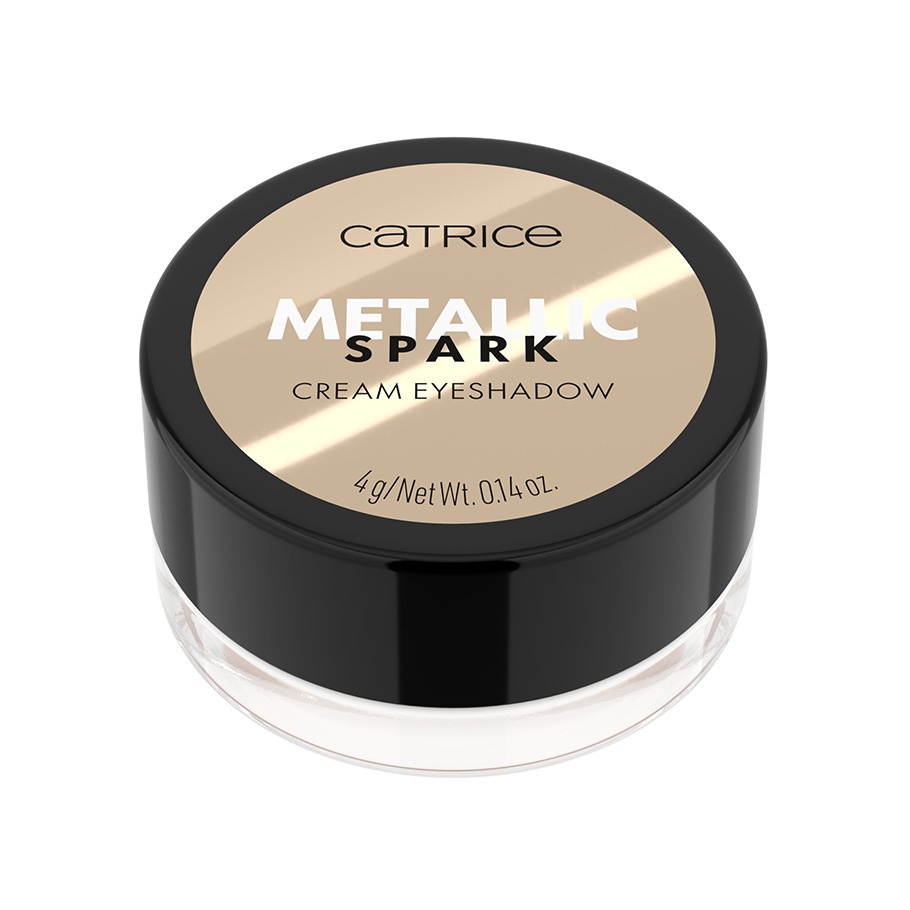 Тени для век кремовые Metallic Spark Cream Eyeshadow Catrice купить в VISAGEHALL