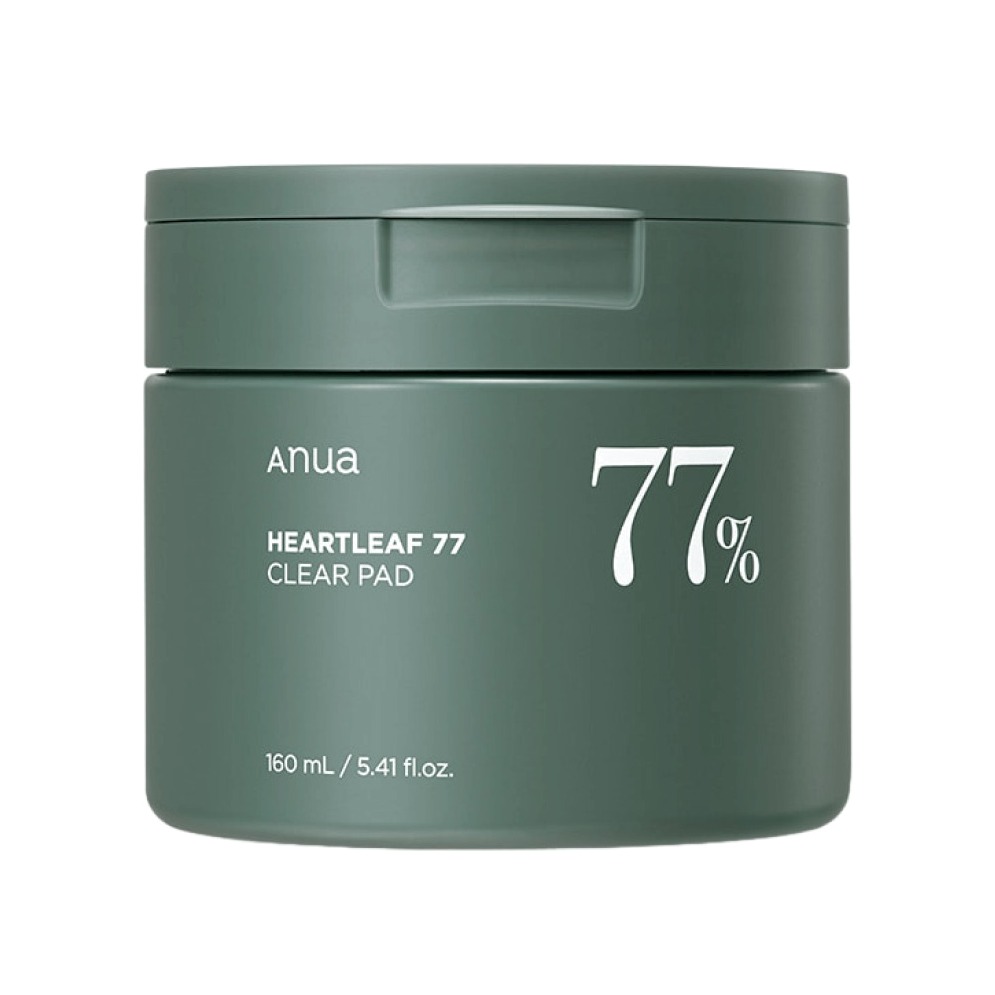 Пэды отшелушивающие с хауттюйнией и PHA-кислотой Heartleaf 77% Clear Pad