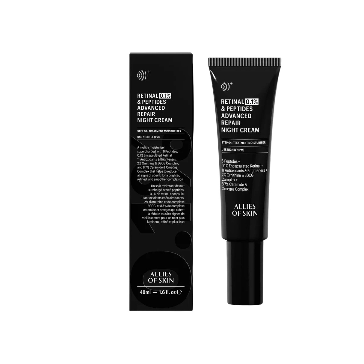 Крем ночной пептидный восстанавливающий с 0,1% ретиналем купить в VISAGEHALL