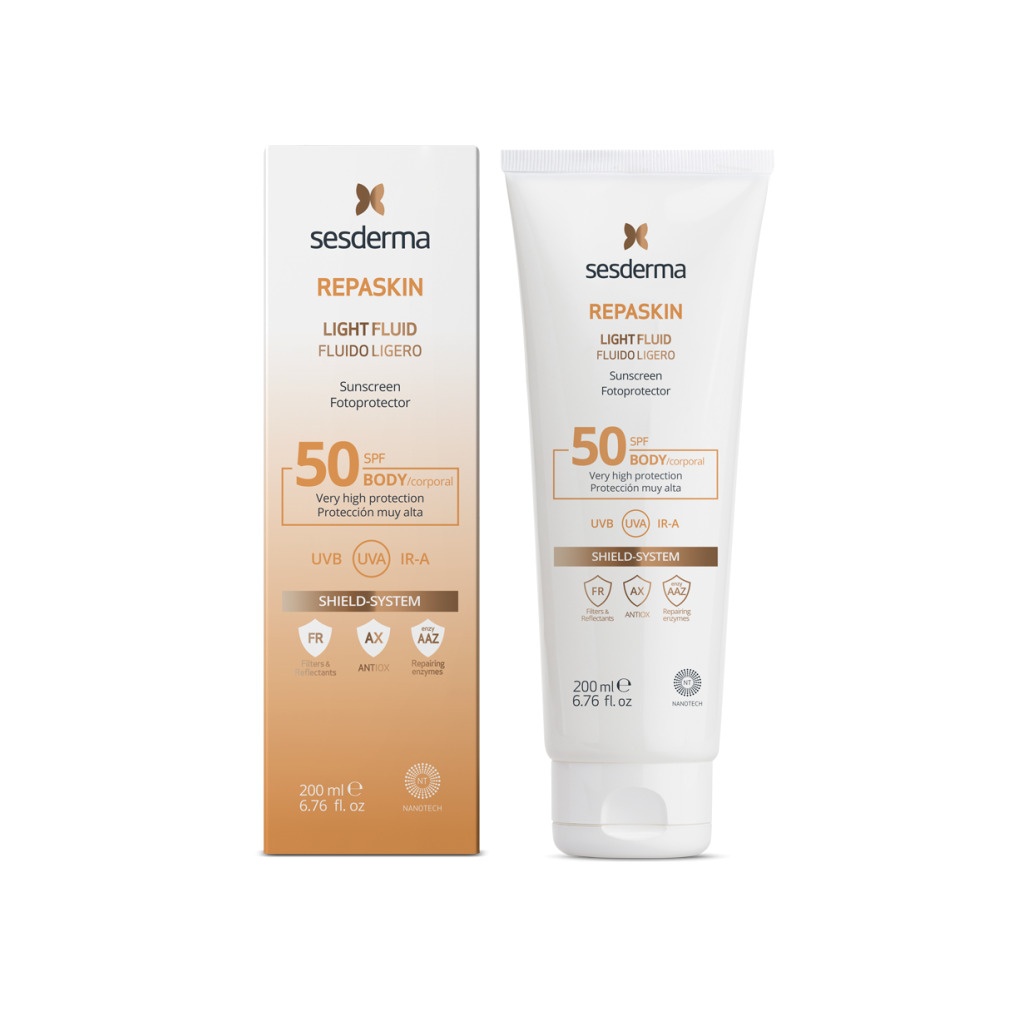 Cолнцезащитный крем-гель для тела Repaskin Light Fluid SPF50