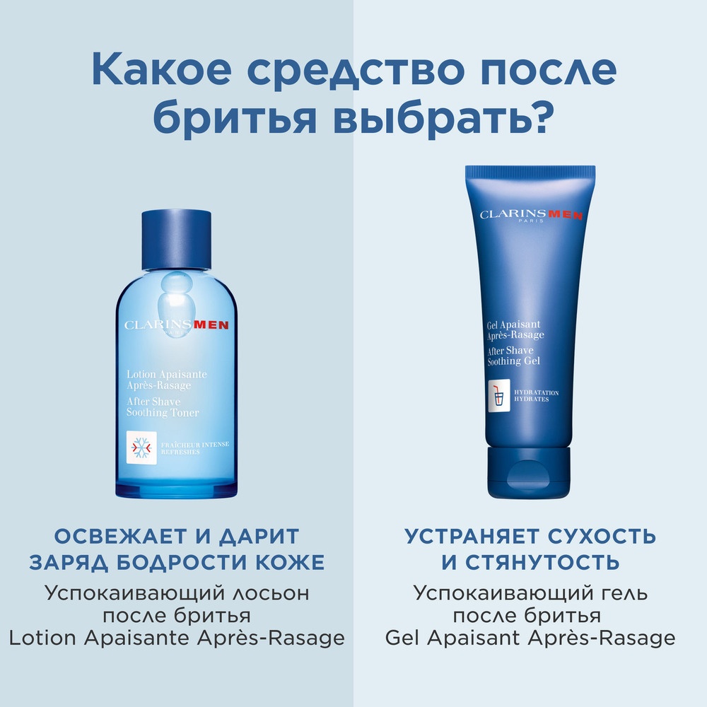 Гель после бритья успокаивающий Gel Apaisant Apres-Rasage 
