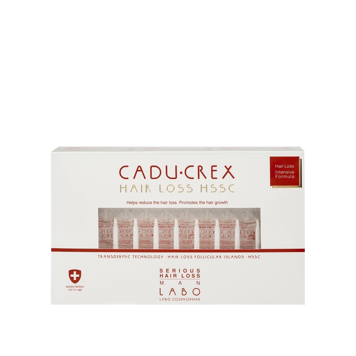 Ампулы при серьезном выпадении волос для мужчин Serious Cadu-Crex купить в VISAGEHALL