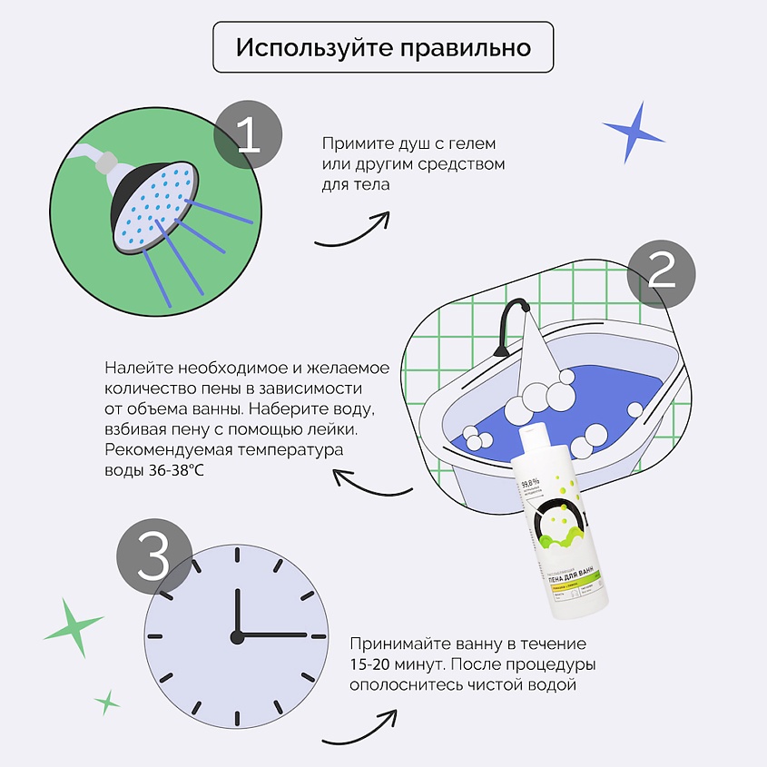 Пена для ванн расслабляющая Ромашка и Лимон купить в VISAGEHALL
