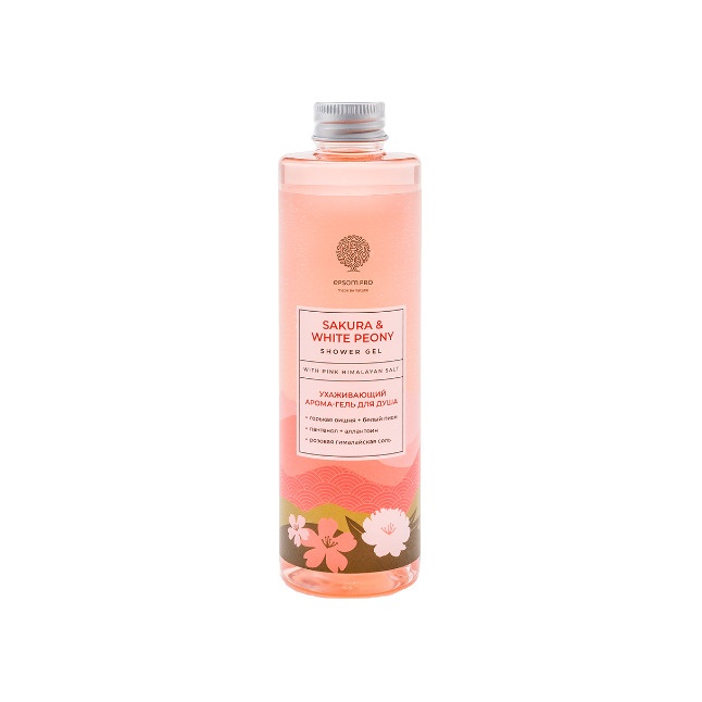 Арома-гель ухаживающий для душа Sakura & Peony shower gel