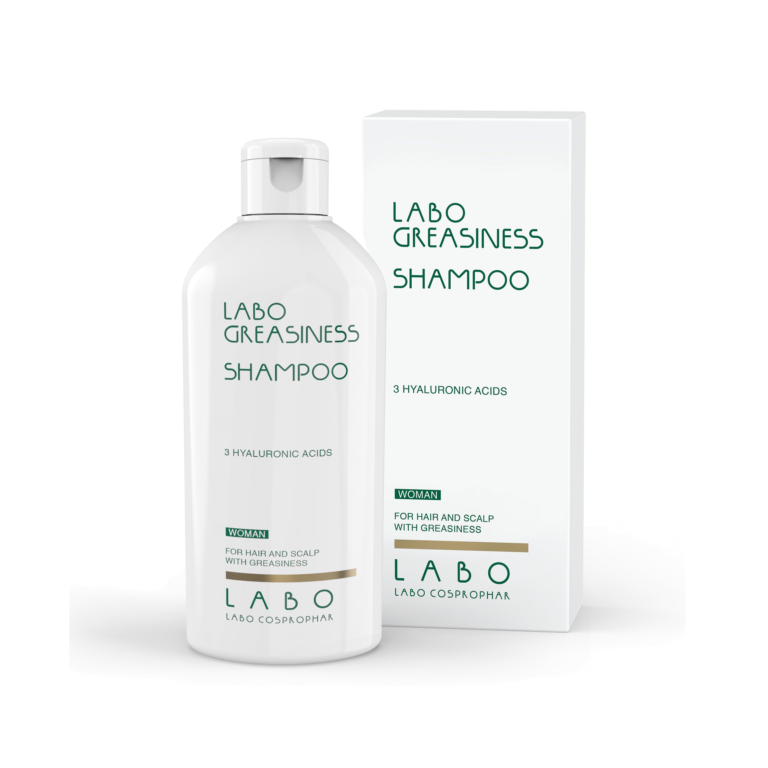 Шампунь для жирных волос и кожи головы для женщин Greasiness Shampoo 3HA 200мл купить в VISAGEHALL