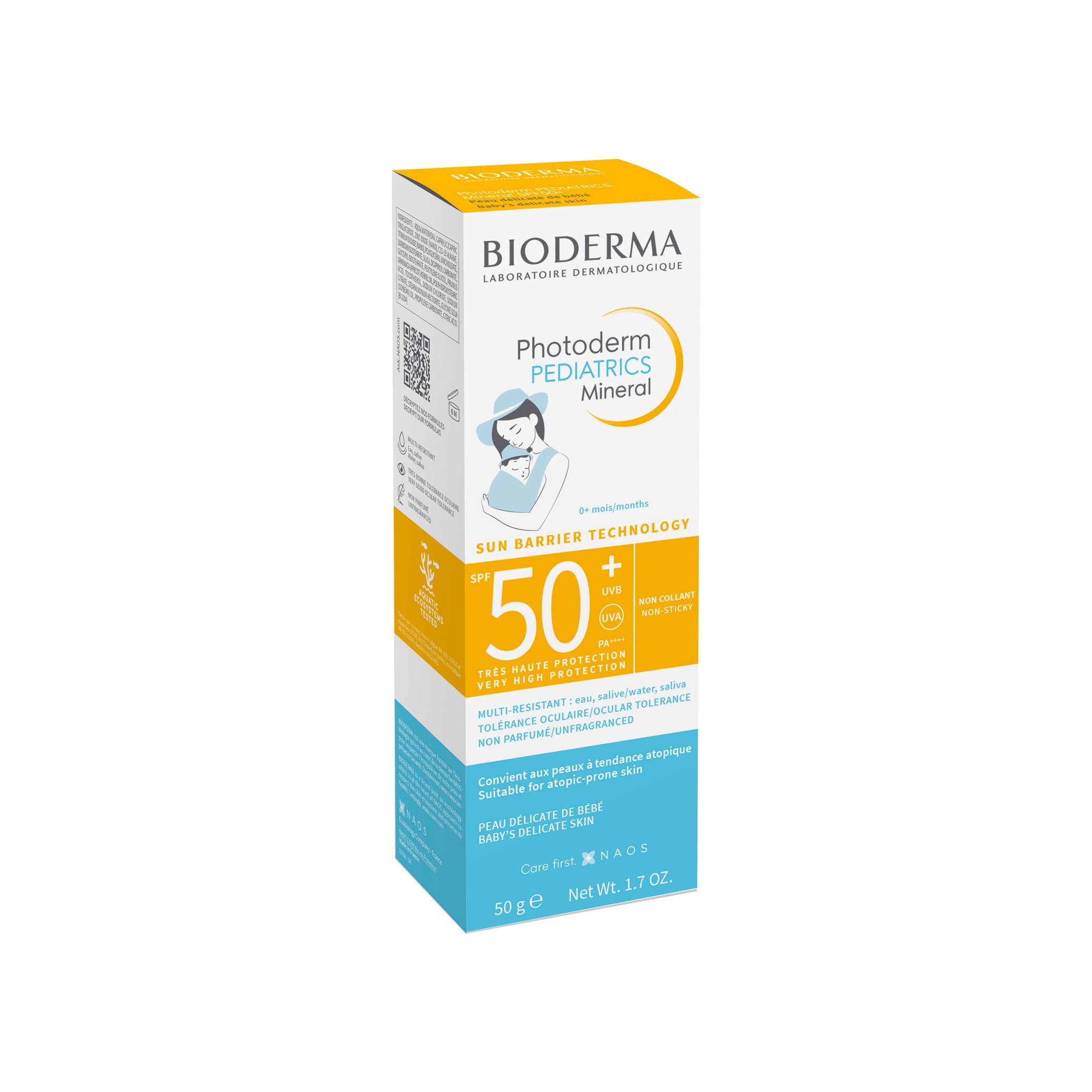 Photoderm Солнцезащитный детский крем для лица и тела Pediatrics Mineral SPF50+ купить в VISAGEHALL