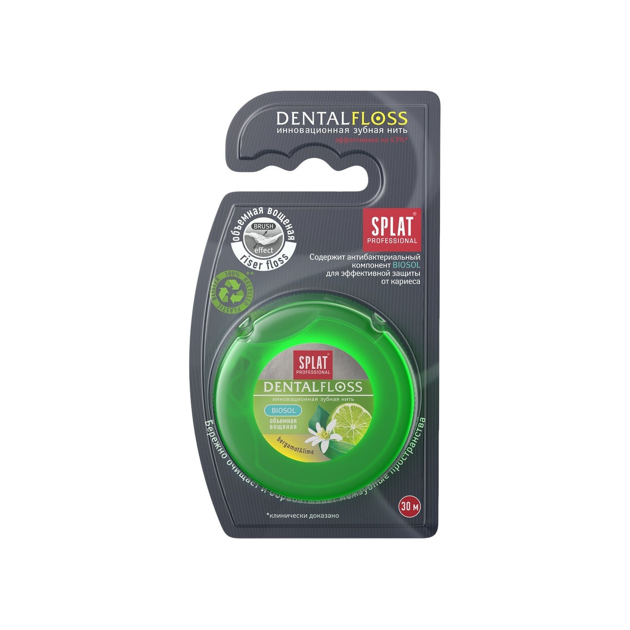 Зубная нить Бергамот и лайм купить в VISAGEHALL