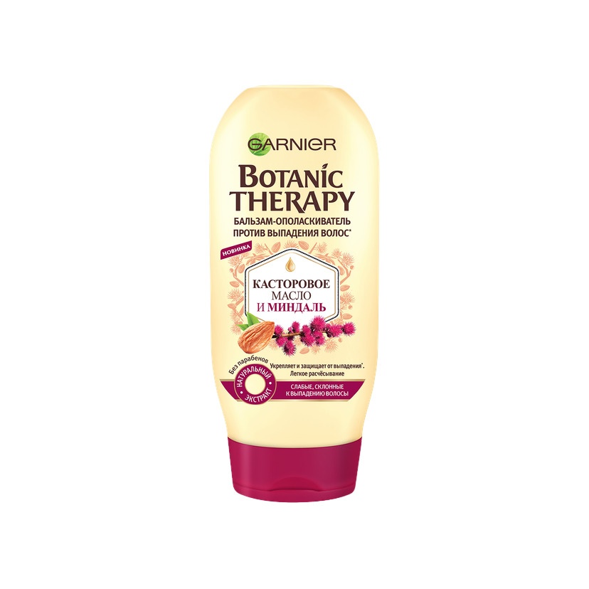 Бальзам для волос Касторовое масло и миндаль Botanic Therapy 