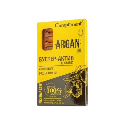 Бустер-актив для волос Интенсивное восстановление Rich Hair Care Argan oil 