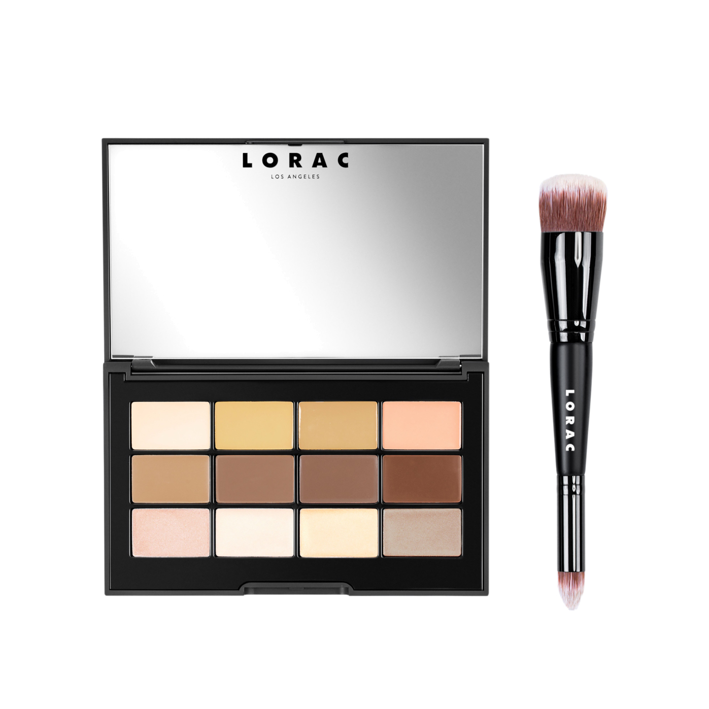 Набор: Палетка консилеров и контуринга + Кисть Make up Brush купить в VISAGEHALL