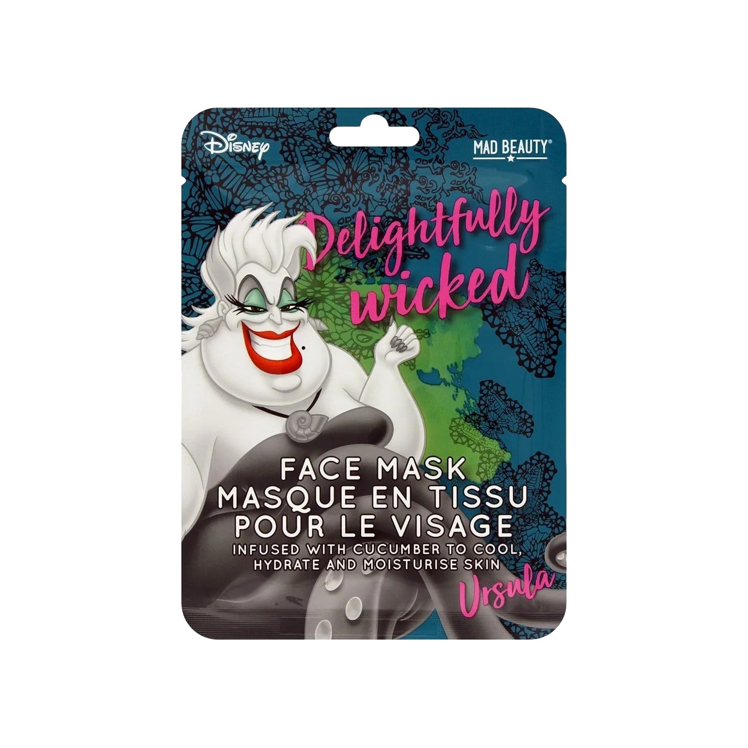 Маска для лица увлажняющая Ursula Disney Villains купить в VISAGEHALL