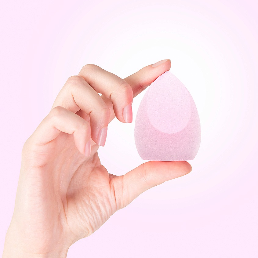 Спонж для макияжа косметический со срезом лиловый  купить в VISAGEHALL