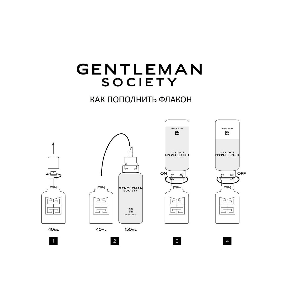 Gentleman Society Парфюмерная вода (рефил) купить в VISAGEHALL