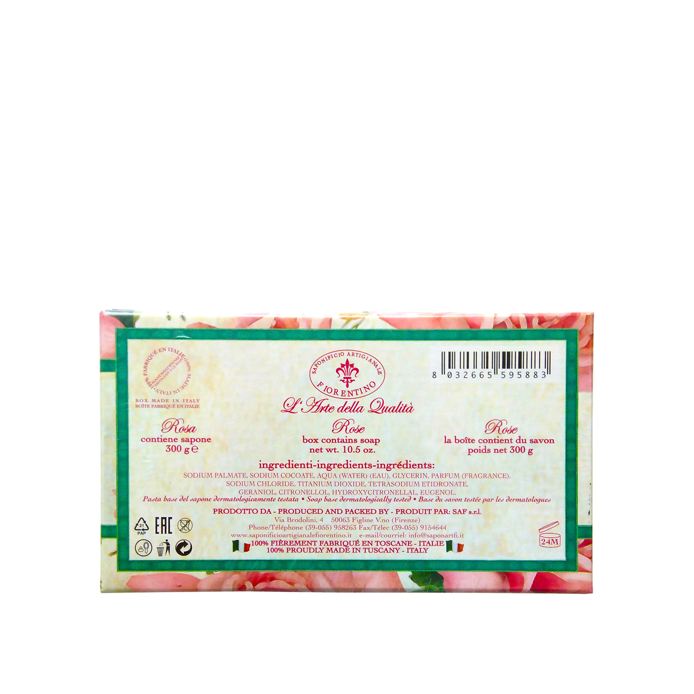 Мыло парфюмированное Розовый сад купить в VISAGEHALL