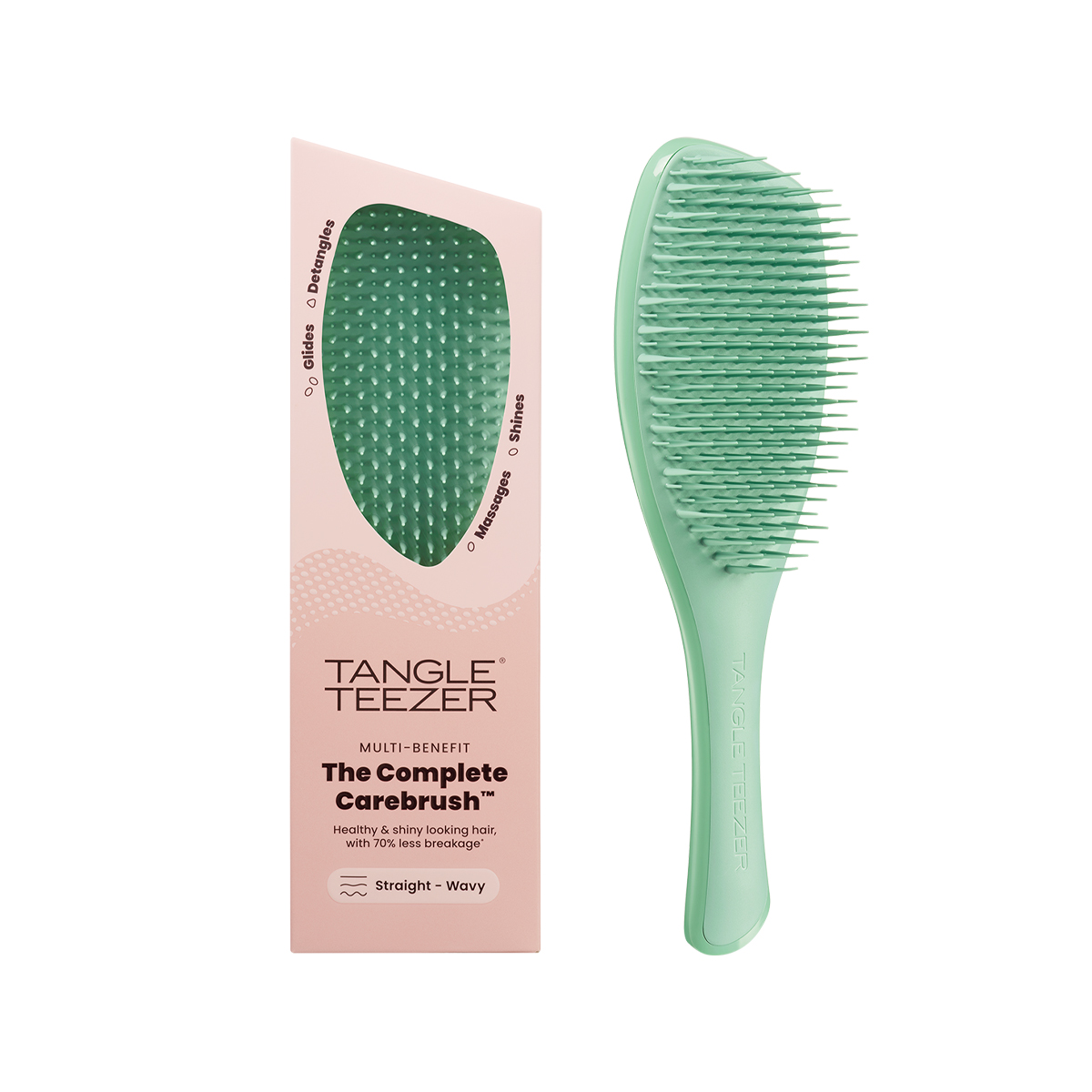 Расческа для волос The Complete Carebrush Glistening Jade