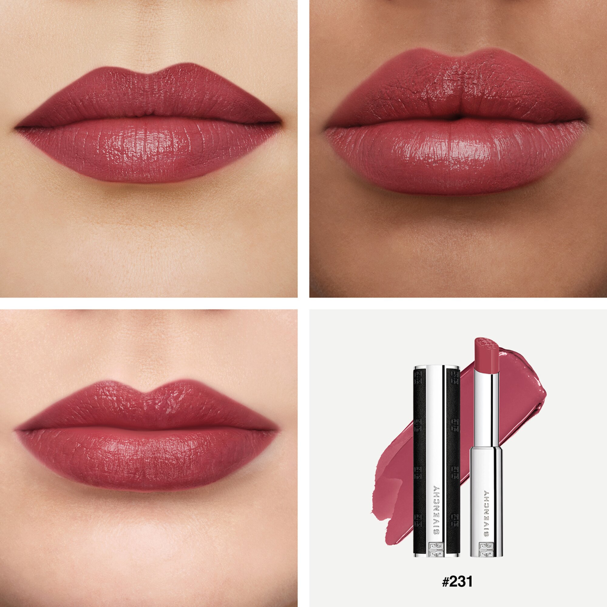 Помада для губ увлажняющая сияющая Le Rouge Interdit Satin