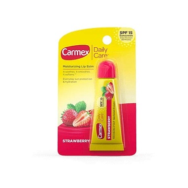 Бальзам для губ клубника в тубе SPF15 купить в VISAGEHALL