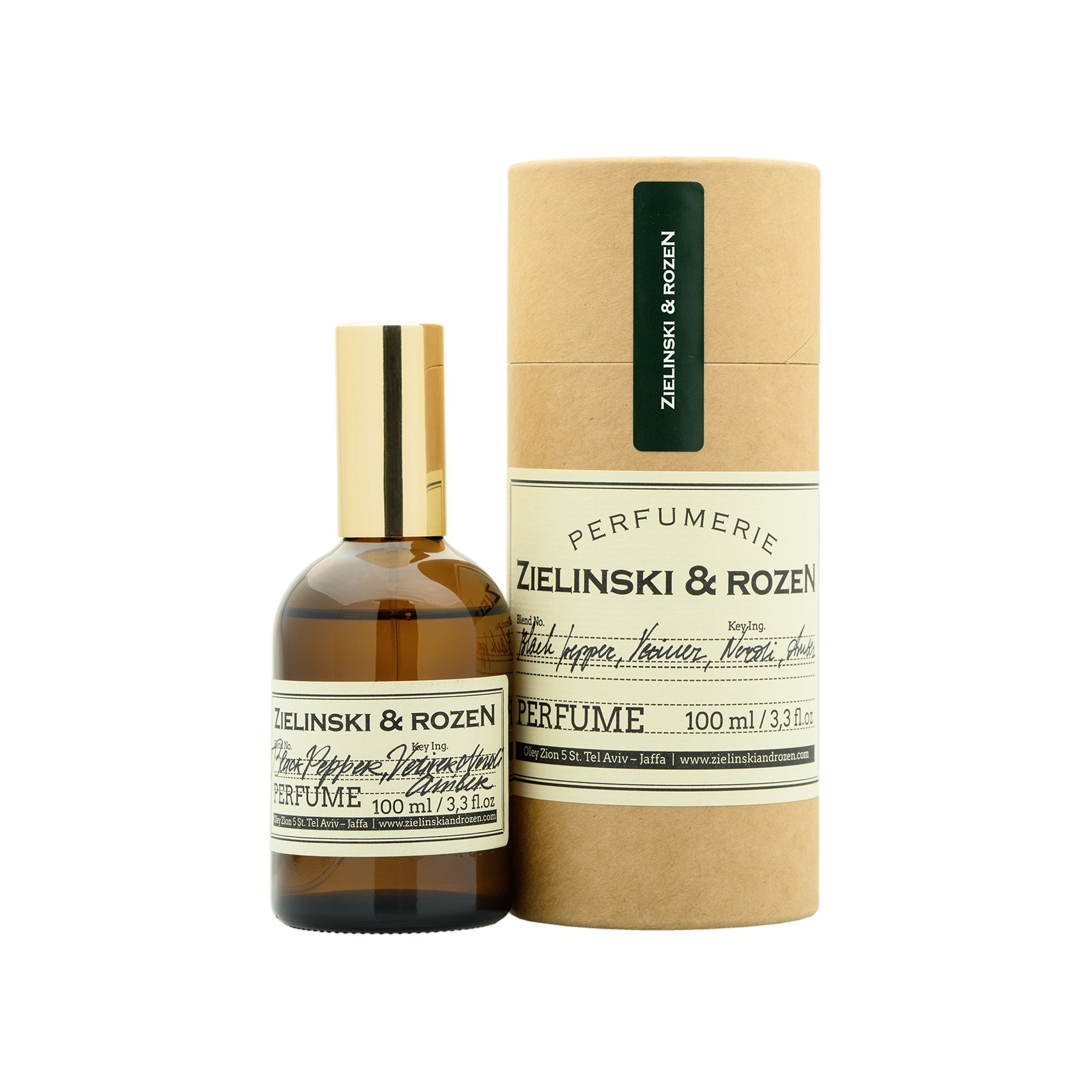 Духи концентрированные Черный перец, Ветивер, Нероли, Амбра купить в VISAGEHALL