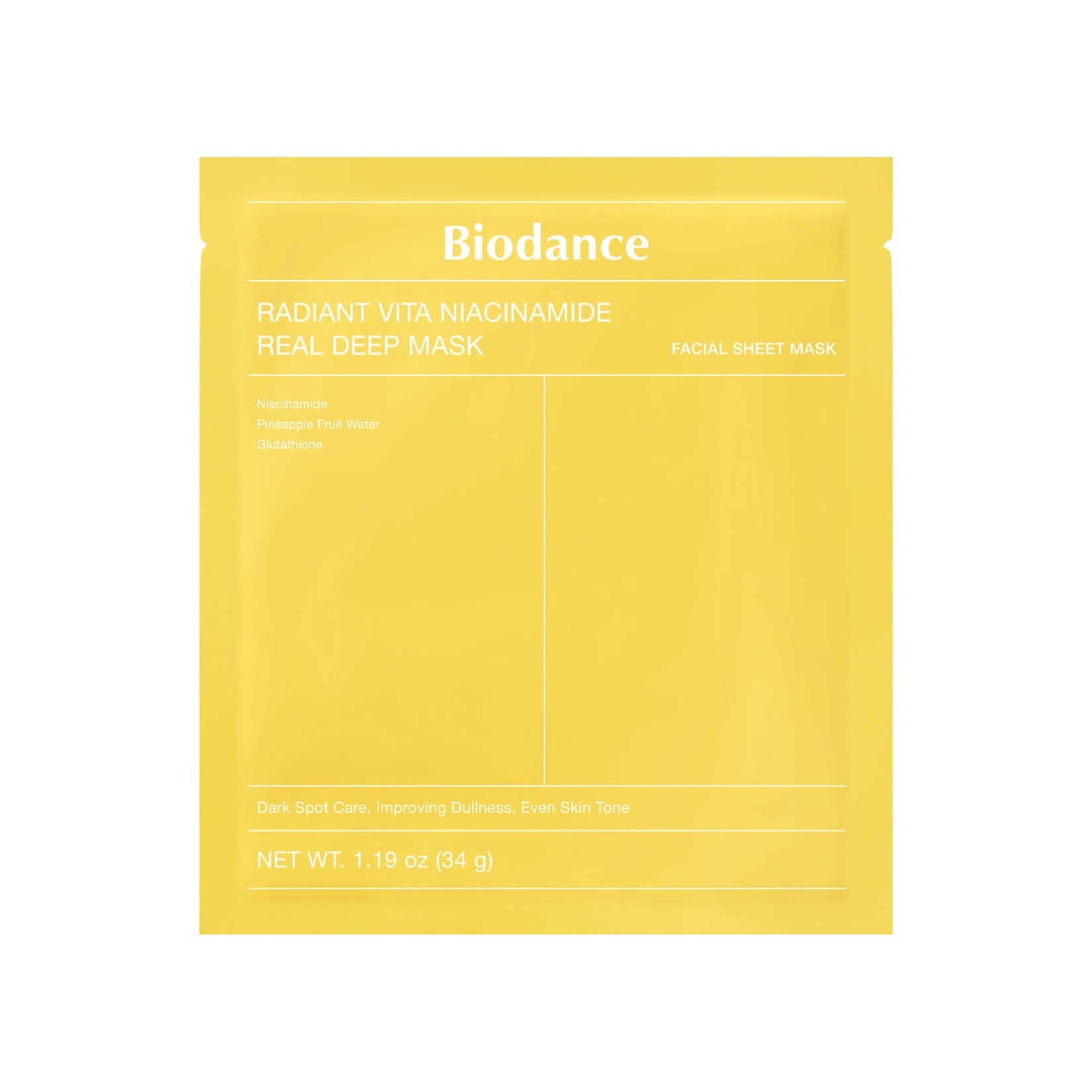 Маска гидрогелевая с витаминным комплексом Radiant Vita Niacinamide Real Deep Mask купить в VISAGEHALL