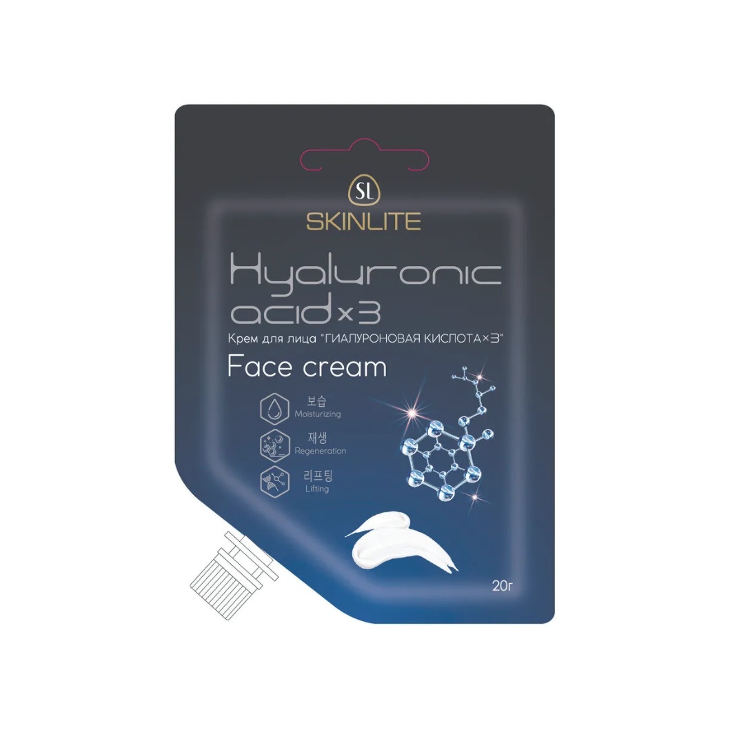 Крем для лица Гиалуроновая кислота Hyaluronic х 3 купить в VISAGEHALL