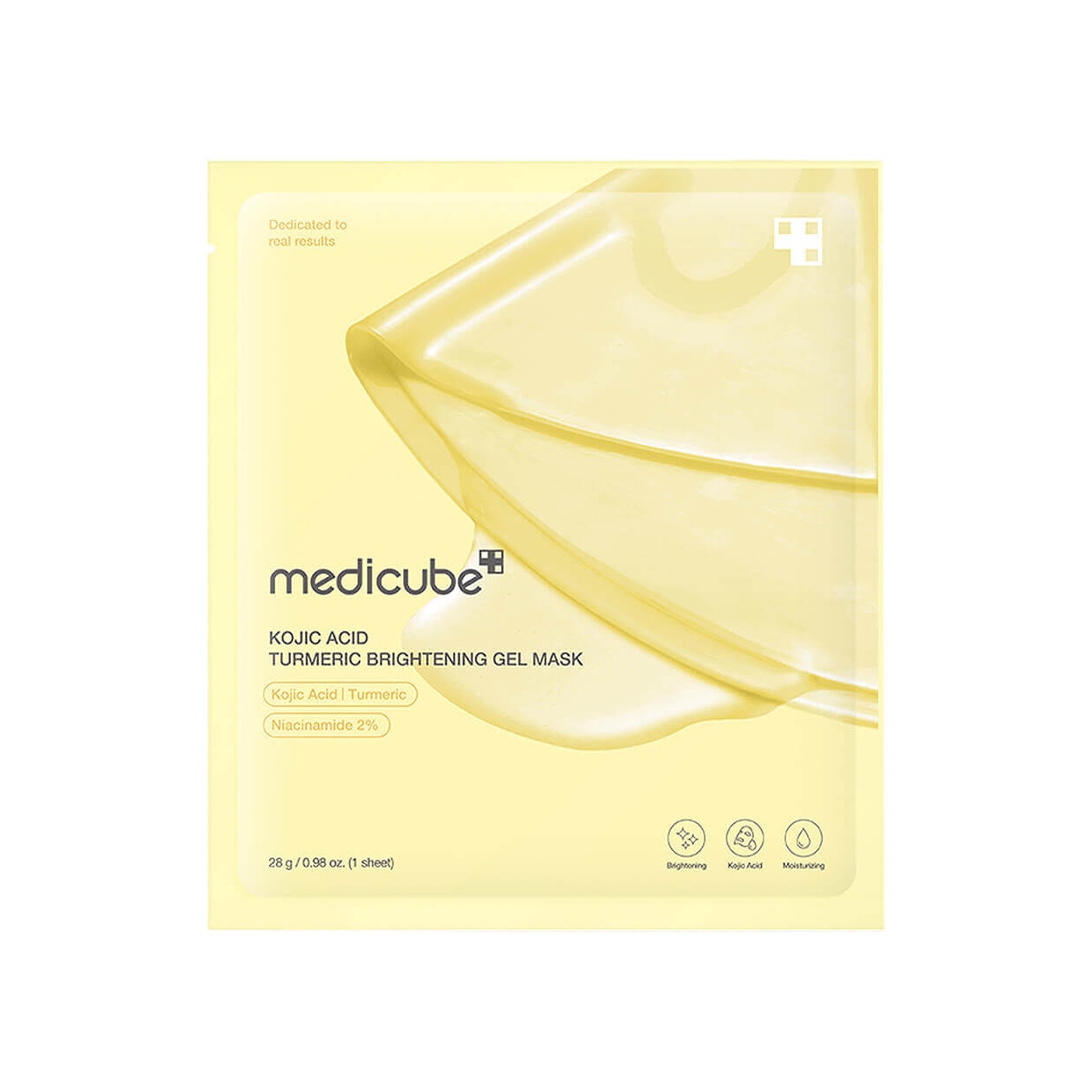 Маска гидрогелевая для сияния кожи Kojic Acid Turmeric Brightening купить в VISAGEHALL