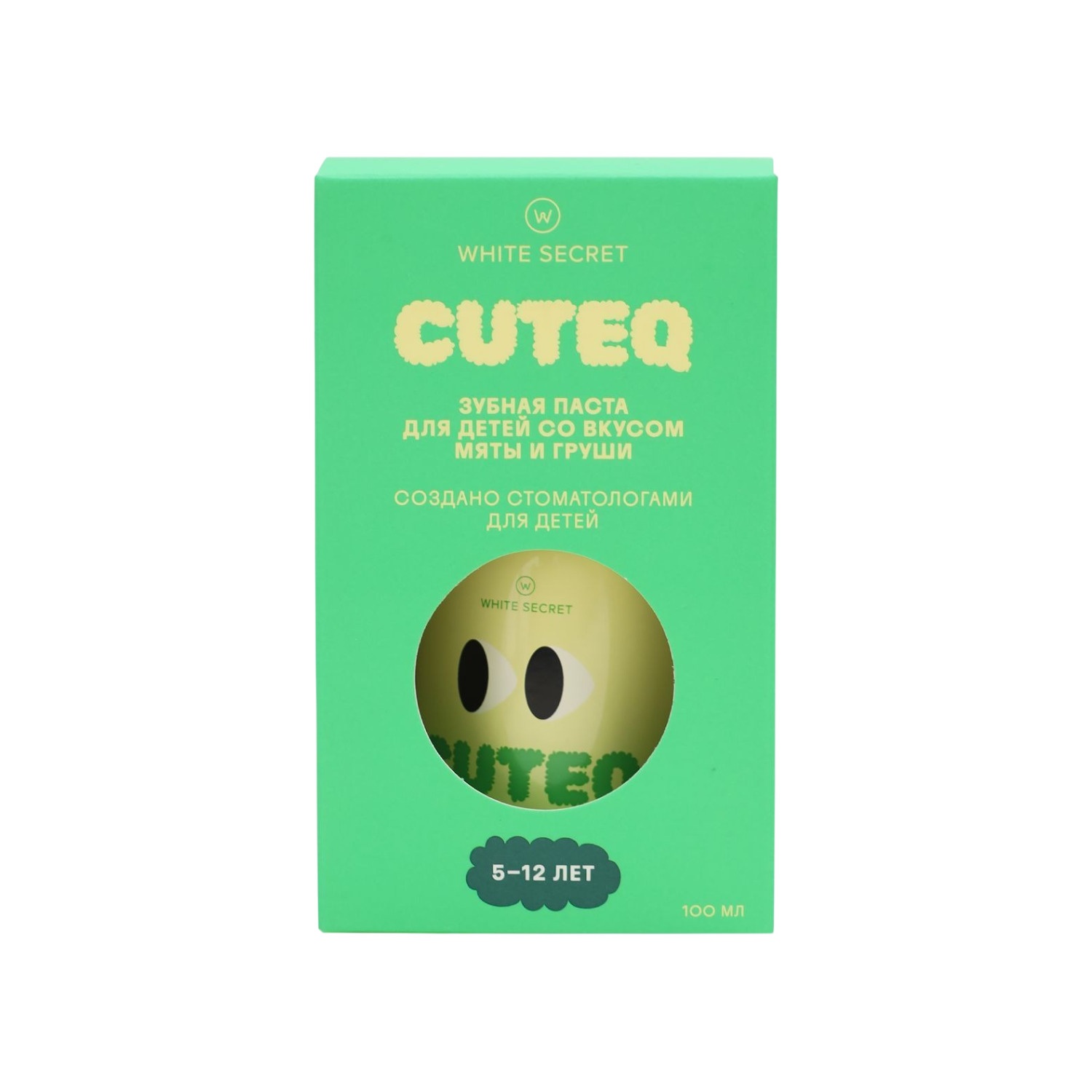 Зубная паста детская со вкусом груши и мяты Cuteq купить в VISAGEHALL