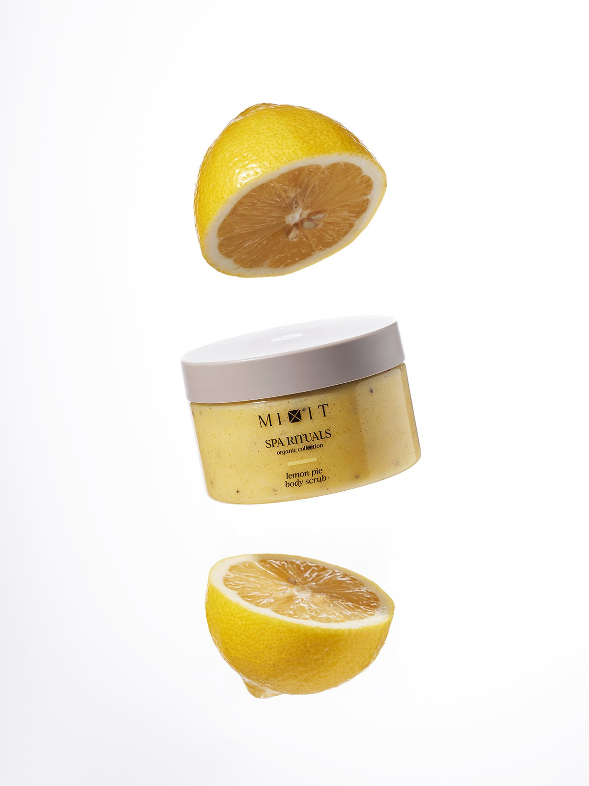 Скраб-бальзам для тела соляной с ароматом лимонного пирога купить в VISAGEHALL