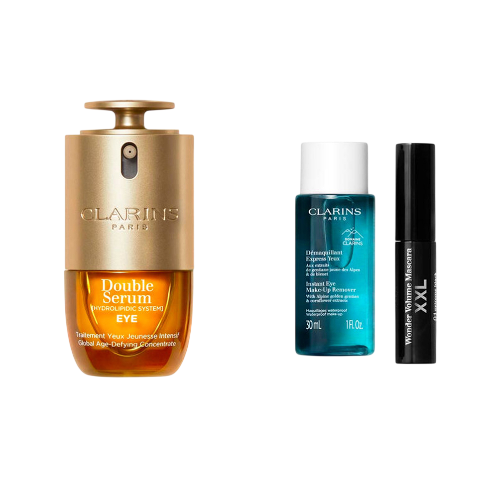 Подарочный набор с сывороткой для кожи вокруг глаз Double Serum Eye