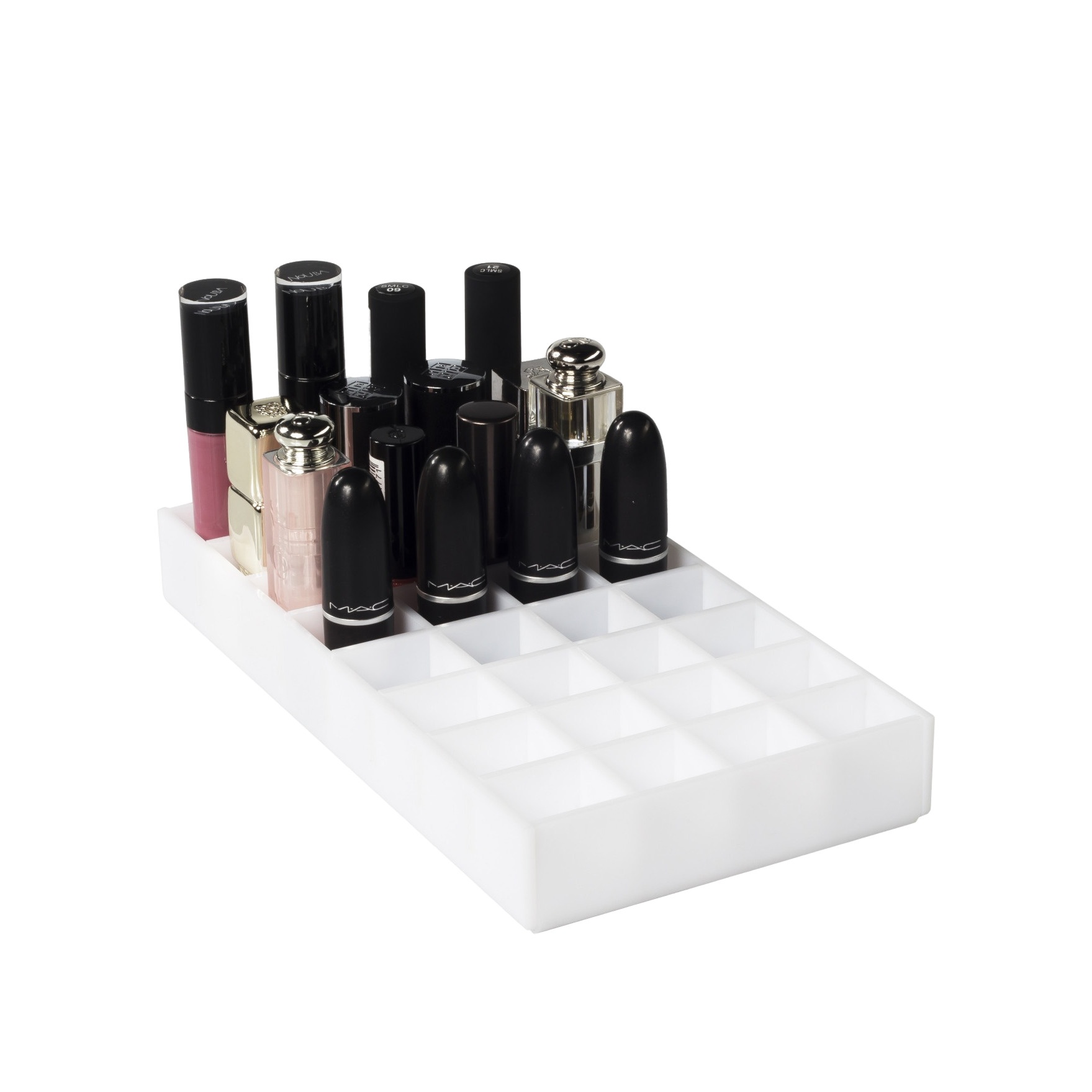 Органайзер пластиковый Lipstick Holder 32 Белый купить в VISAGEHALL