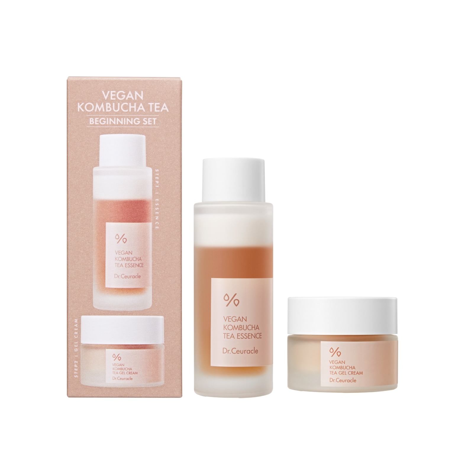 Набор с чаем комбуча (Эссенция+Гель-крем) купить в VISAGEHALL