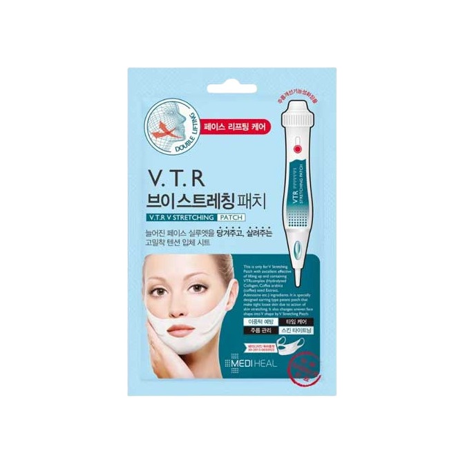 Маска тканевая для улучшения овала лица V.T.R Stretching Patch