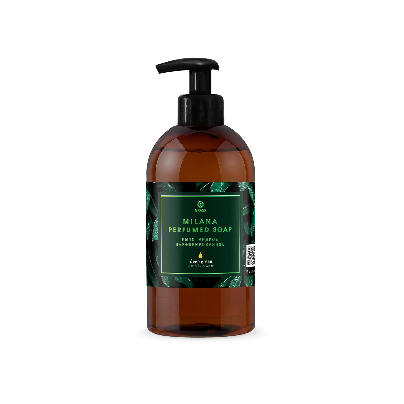 Мыло жидкое для рук парфюмированное Milana Green Deep купить в VISAGEHALL